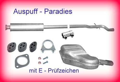 Abgasanlage auspuff für volvo - abgasanlage,