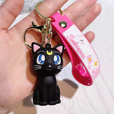 Katze Sailor Moon Schlüsselanhänger Modell Schwarz