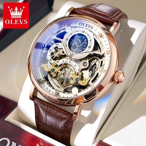 Olevs automatik herrenuhr - automatik,