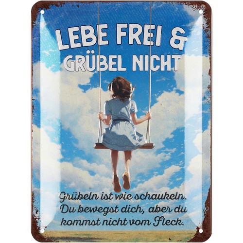 Retro blechschild vintage - retro, blechschild,
