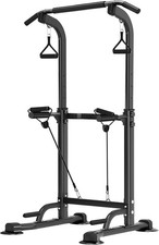 Power Tower Klimmzug Dip Station verstellbar Fitness-Turm bis 158kg