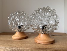 2x alte DDR Tischlampe 60er