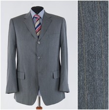 Mens Striped Sport Coat 44R US