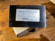 Auth HP 85 Hochpaßfilter Rundfunk Fernsehen