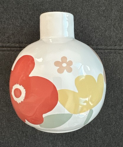 Blumen vase weiß kugelig - vase,