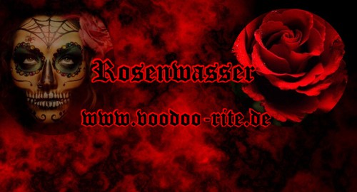 Rituelles rosenwasser - rosenwasser,