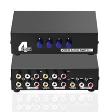 4-Wege  Audio Video AV 4 in 1