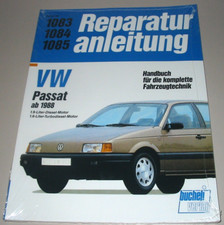 Reparaturanleitung VW Passat 35i B3 1,9 Liter + 1,6 Turbo Diesel ab 1988 Neu!