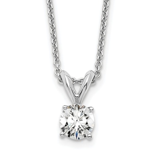 14k weißgold rundschliff lab - 14k,