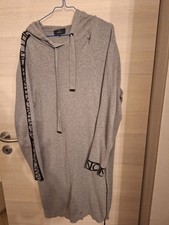 MONARI Baumwollkleid in grau in 40 mit Kapuze