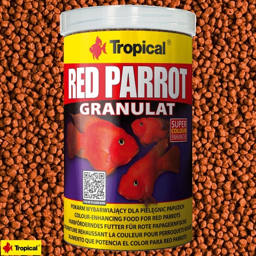 Tropical red parrot granulat - tropical,