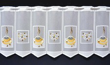  Kaffee Küchengardine Scheibengardine in 5 Breiten Bistrogardine Cappuccino Neu