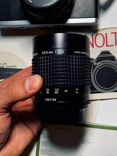 Minolta rokkor 250mm f5 - 250mm, f5.6