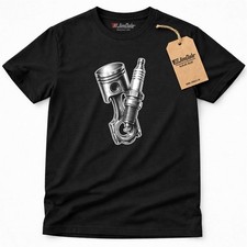 Herren Biker T-Shirt Kolben &