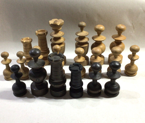 Vintage gedrechselte holz - vintage,
