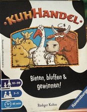 KuhHandel Bieten bluffen gewinnen Ravensburger Tier Kartenspiel 207534 KOMPLETT