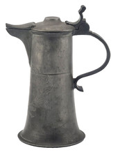 Biedermeier Zinnstitze Zinn