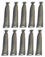 10 Silosäcke 25cm x 1,0m mit Tragegriff und Zurrband Hochwasserschutz Sandsack