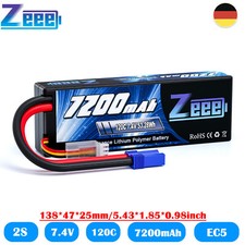 Zeee 7.4V 7200mAh 2S Lipo Akku