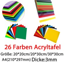 Farbige Acrylglas Platte