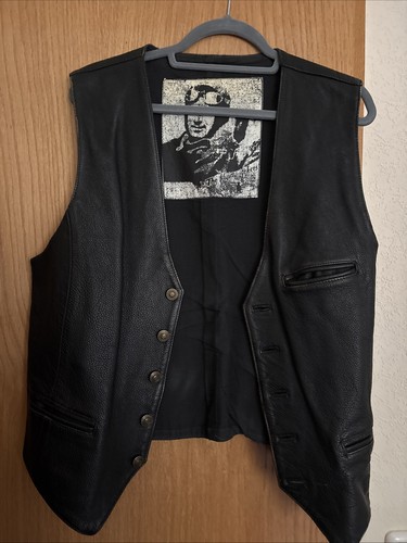 Herren weste braun - herren, leder