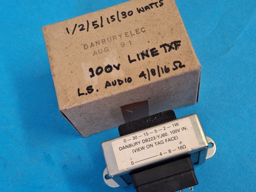 Audio transformer 100v - ~,