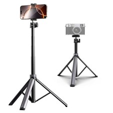 Smartphone Stativ 185cm, Reisestativ, Kamerastativ, drehbar, neigbar, Kugelkopf