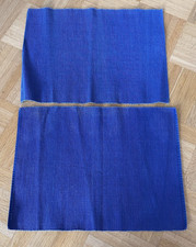 2x Platzset Stoff blau Untersetzer Tischset