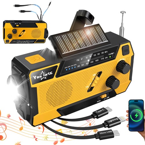 Kurbelradio mit solar - 4,