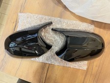 2x Spiegelkappen Gehäuse Für BMW E90 E91 E92 E93 LCI 2009-2013 Glanz Schwarz DE