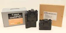 Canon New F-1 High Speed + Canon F-1  High Speed Motor Drive Cameras OVP
