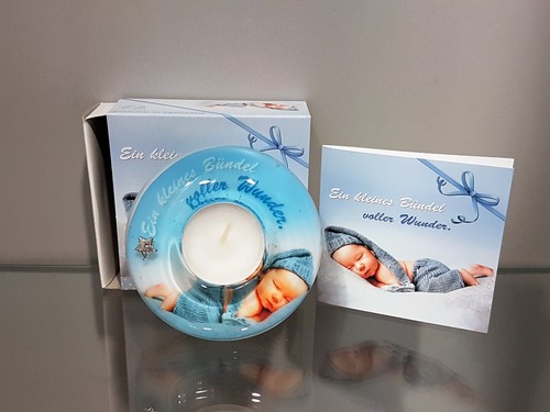 Geschenk teelichthalter baby - geschenk,