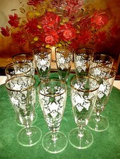 8 Sektkelche & 2 Sektkelche