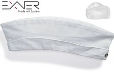 EXNER Schiffchen Kochmütze Baumwolle weiß Küche Koch Bistro 90°C DHL-Paket ★TOP★