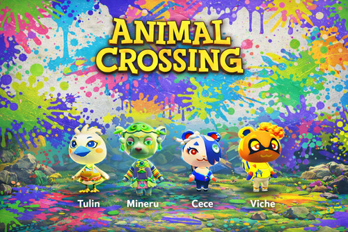 Animal crossing amiibo 4er set - amiibo,