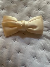 Mango, Haarschleife, Braut, Party, Kommunion, creme, Satin, edel, klassisch,neu