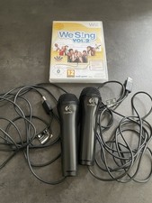Nintendo Wii Mikrofone Logitech mit We Sing Vol. 2