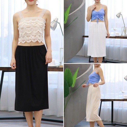 Midi maxi unterrock lang rock - midi,