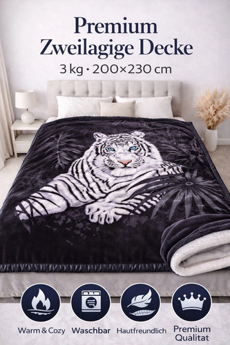 Kuscheldecke decke 200x230 cm - kuscheldecke,
