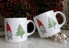 Tassen Set WICHTEL Kindertasse Becher Glühweintasse Feuerzangenbowle Weihnachten