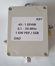 49 zu 1 Transformer - Balun  1 KW PEP EFHW für Resonante Drahtantennen