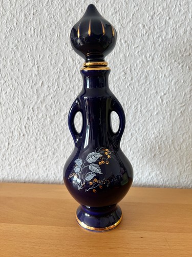 Kobalt blau porzellan vase - blau,