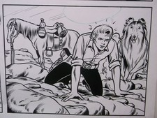 Comic Originalzeichnung BESSY