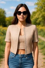 Bonita Damen Kurzjacke Beige