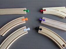 Verbindungsstücke Holzeisenbahn Brio, Ikea, Lidl.. Adapter Verbinder Eisenbahn