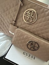  Guess Set Tasche und Geldbörse, Handtasche, Zartrosa 