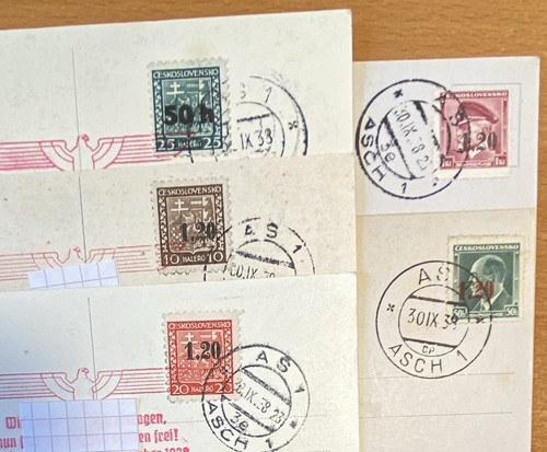 1938 sudetenland asch - 1938, michel
