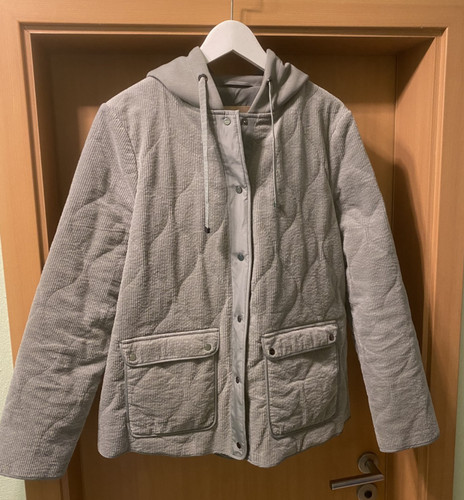 Damen cordjacke grau street - damen,