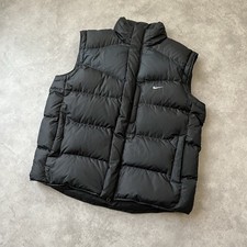 Vintage Nike Weste L Schwarz