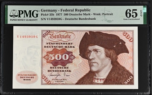 500 deutsche mark d - mark, (dm,